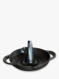 STAUB Cast Iron Vertical Chicken Roaster, Black, 24cm