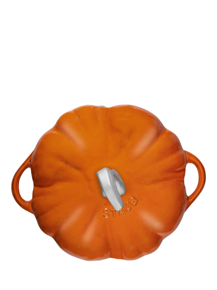 STAUB Pumpkin Cocotte Cast Iron Casserole, 24cm, Cinnamon - view 2, Cinnamon