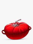 STAUB Tomato Cocotte Cast Iron Casserole, 25cm, Cherry