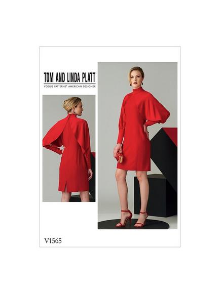 Vogue Women's High Neck Dress Sewing Pattern, 1565, 