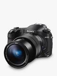 Sony Cyber-Shot DSC-RX10 IV Bridge Camera, 4K Ultra HD, 20.1MP, 25x Optical Zoom, Wi-Fi, NFC, EVF, 3" LCD Tiltable Touch Screen