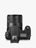 Sony Cyber-Shot DSC-RX10 IV Bridge Camera, 4K Ultra HD, 20.1MP, 25x Optical Zoom, Wi-Fi, NFC, EVF, 3" LCD Tiltable Touch Screen