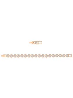 Swarovski Angelic Round Crystal Bracelet, Rose Gold - view 2, Rose Gold