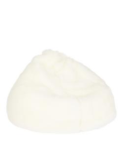 John Lewis Faux Fur Beanbag, Ivory