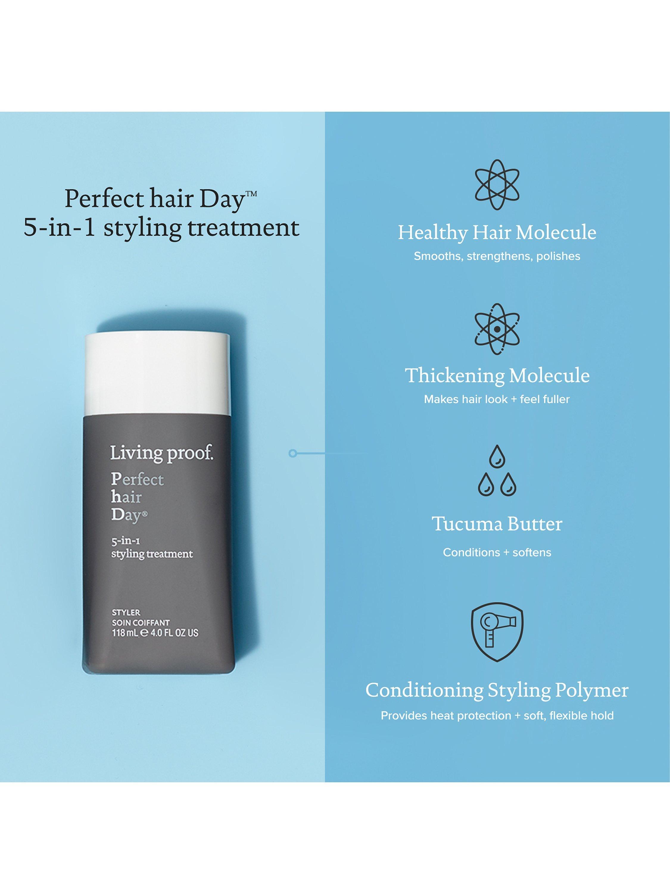 Product image 4 of 7, which shows Living Proof Perfect Hair Day 5-In-1 Styling Treatment, 118ml