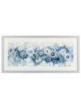 John Lewis Catherine Stephenson Blue Dandelion Embellished Framed Print, 50 x 105cm