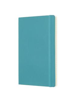 Moleskine Large Soft Cover Ruled Notebook - view 2, Blue