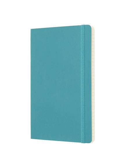 Moleskine Large Soft Cover Ruled Notebook - view 2, Blue