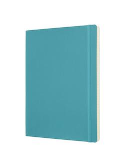Moleskine Extra Large Soft Cover Ruled Notebook - view 2, Blue