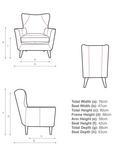 John Lewis Thomas Leather Armchair, Demetra Light Tan