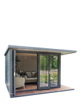 Crane Garden Buildings 3 x 3.6m The Hub Outdoor Left-Hand Corner Studio, FSC-Certified (Scandinavian Redwood)
