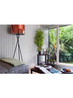 Crane Garden Buildings Scandinavian Redwood The Hub Plus Left-Hand Corner Garden Studio, 3 x 3.6m - view 2, Steel/Storm