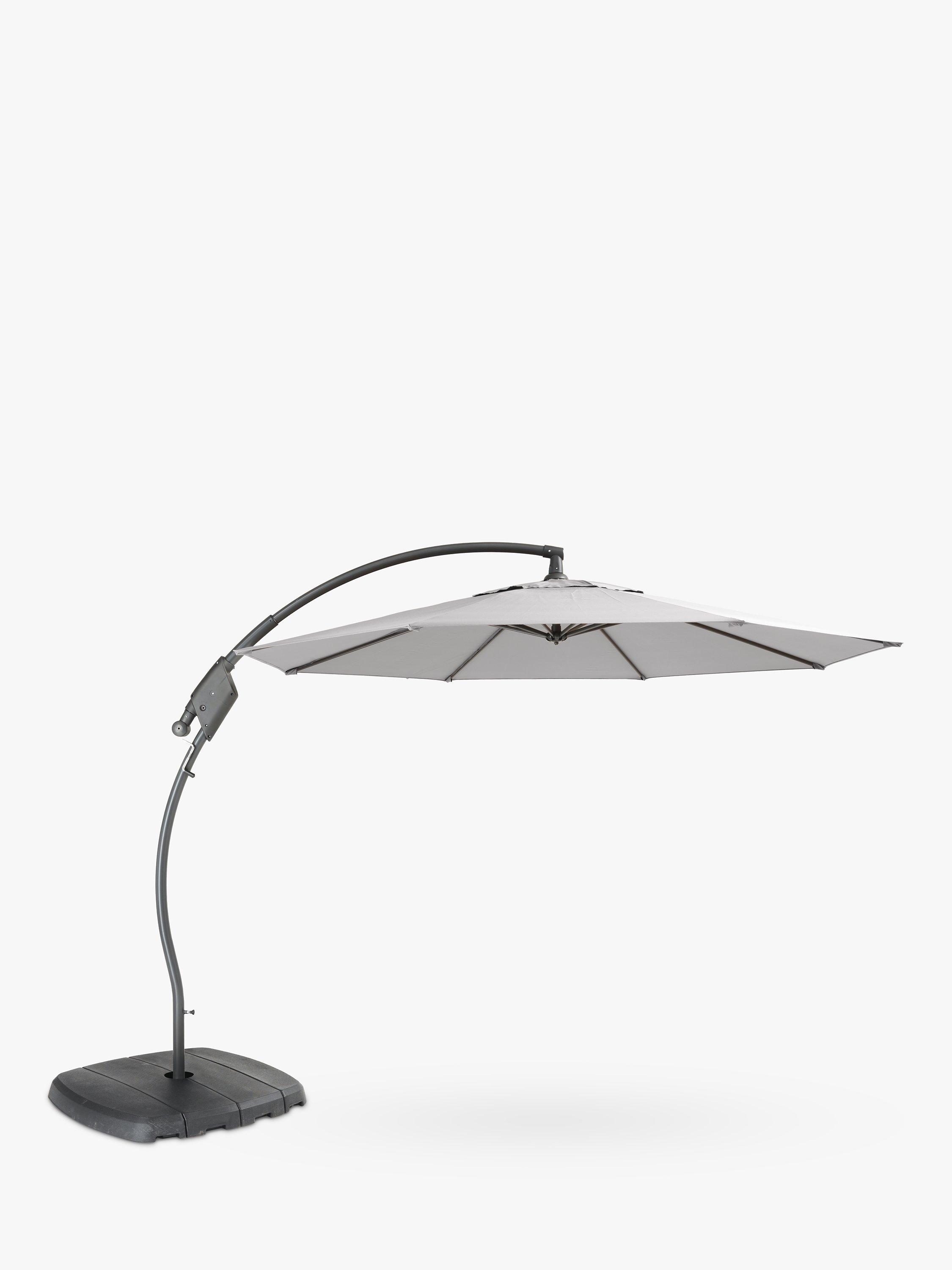 John Lewis & Partners Henley by KETTLER 3m Freestanding Parasol, Grey