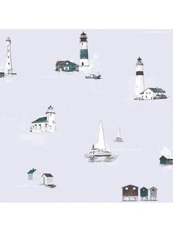Galerie Lighthouses Wallpaper, Multi G23311