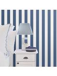 Galerie Regency Stripe Wallpaper, White G23144