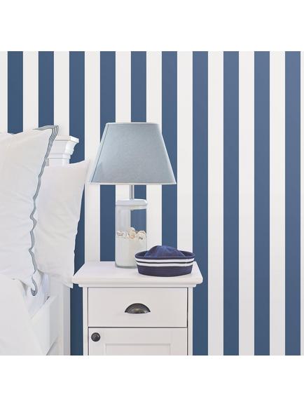 Galerie Regency Stripe Wallpaper - view 2, White G23144
