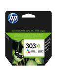 HP 303 XL Tri-Colour Original Ink Cartridge, Single, Instant Ink Compatible