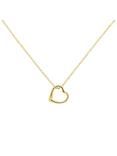 Melissa Odabash Mini Heart Pendant Necklace, Gold