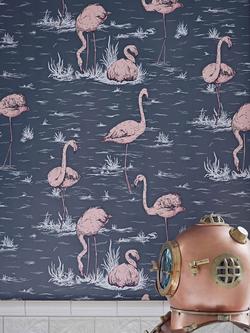 Cole & Son Flamingos Wallpaper - view 2, 112/11041