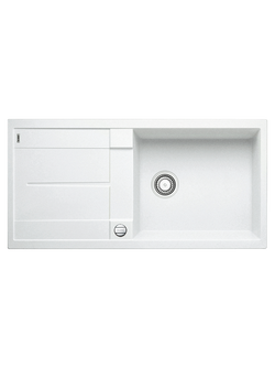 BLANCO Metra XL 6 S Single Bowl Inset Composite Granite Kitchen Sink, White
