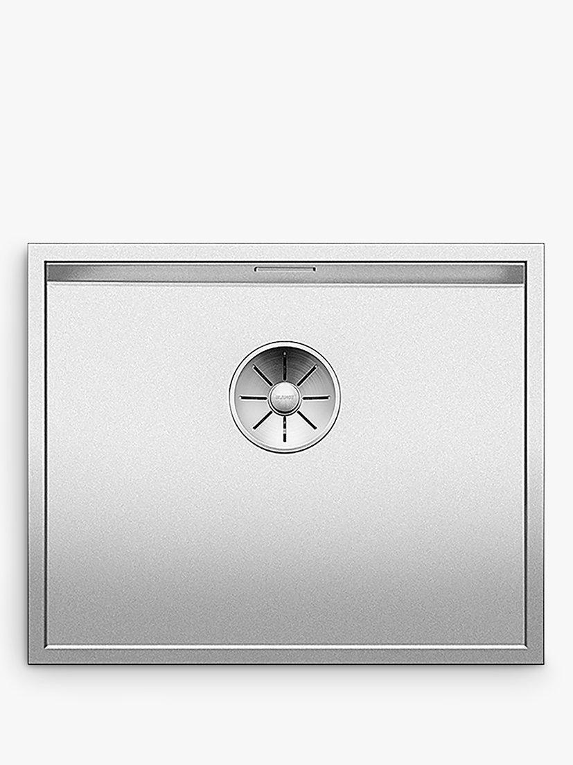 Blanco Zerox 500-U Single Bowl Undermounted Kitchen Sink, Stainless Steel