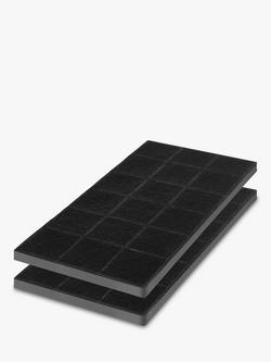 John Lewis JLCHF03 Carbon Filters for JLCHDD901, Pack of 2, 