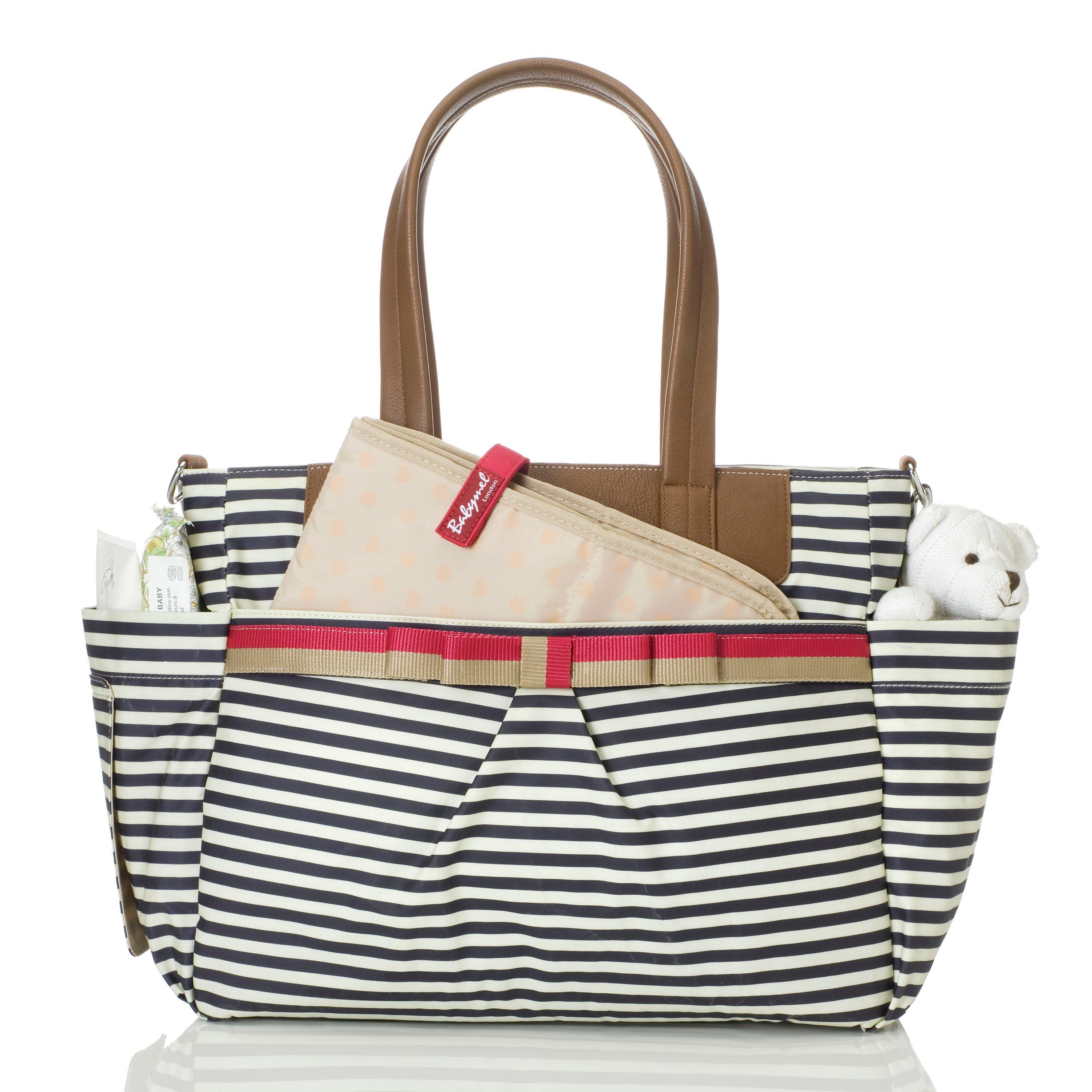 Stripe changing bag deals