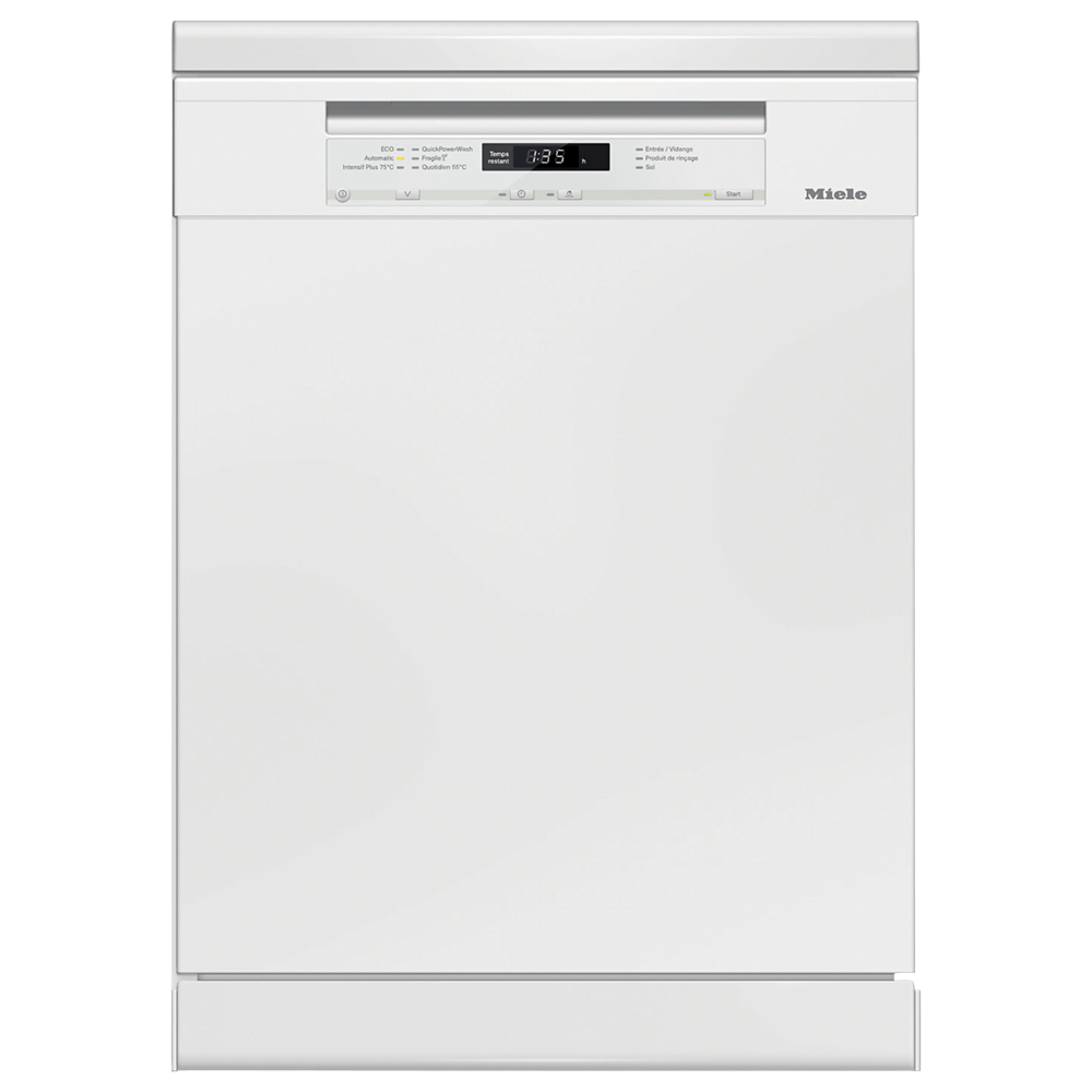 Miele G6630SC Freestanding Dishwasher, White