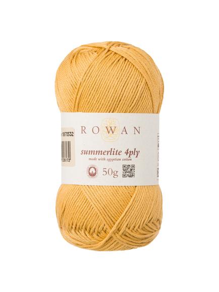 Rowan Summerlite 4 Ply Yarn, 50g, Touch Of Gold