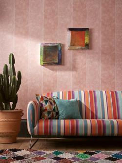 Osborne & Little 50th Anniversary Manarola Stripe Wallpaper - view 2, Multi W7214-01