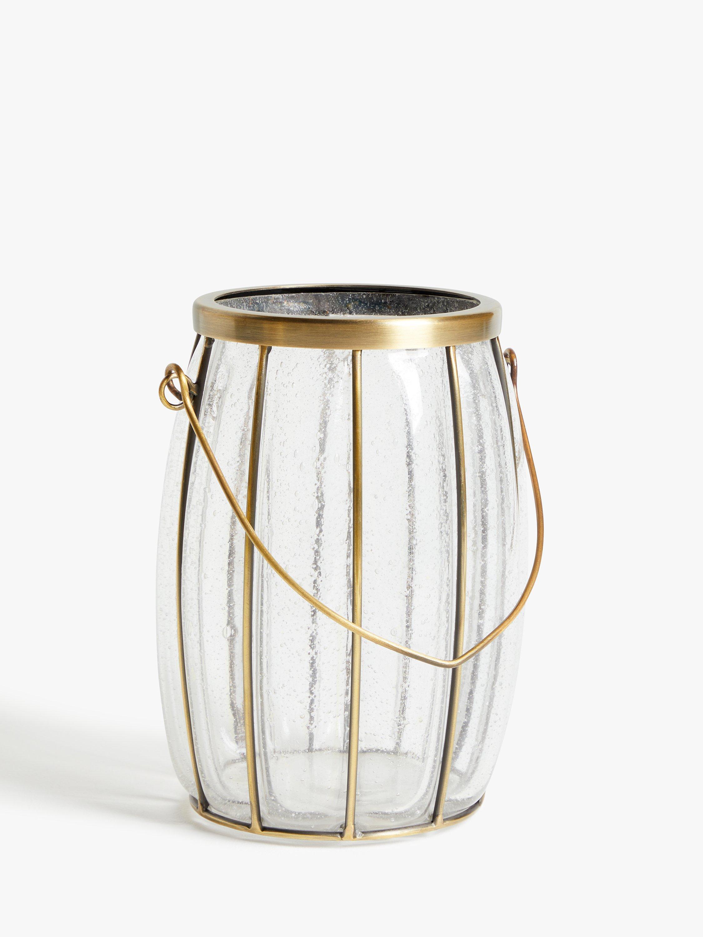 Croft Collection Bubble Glass Candle Holder