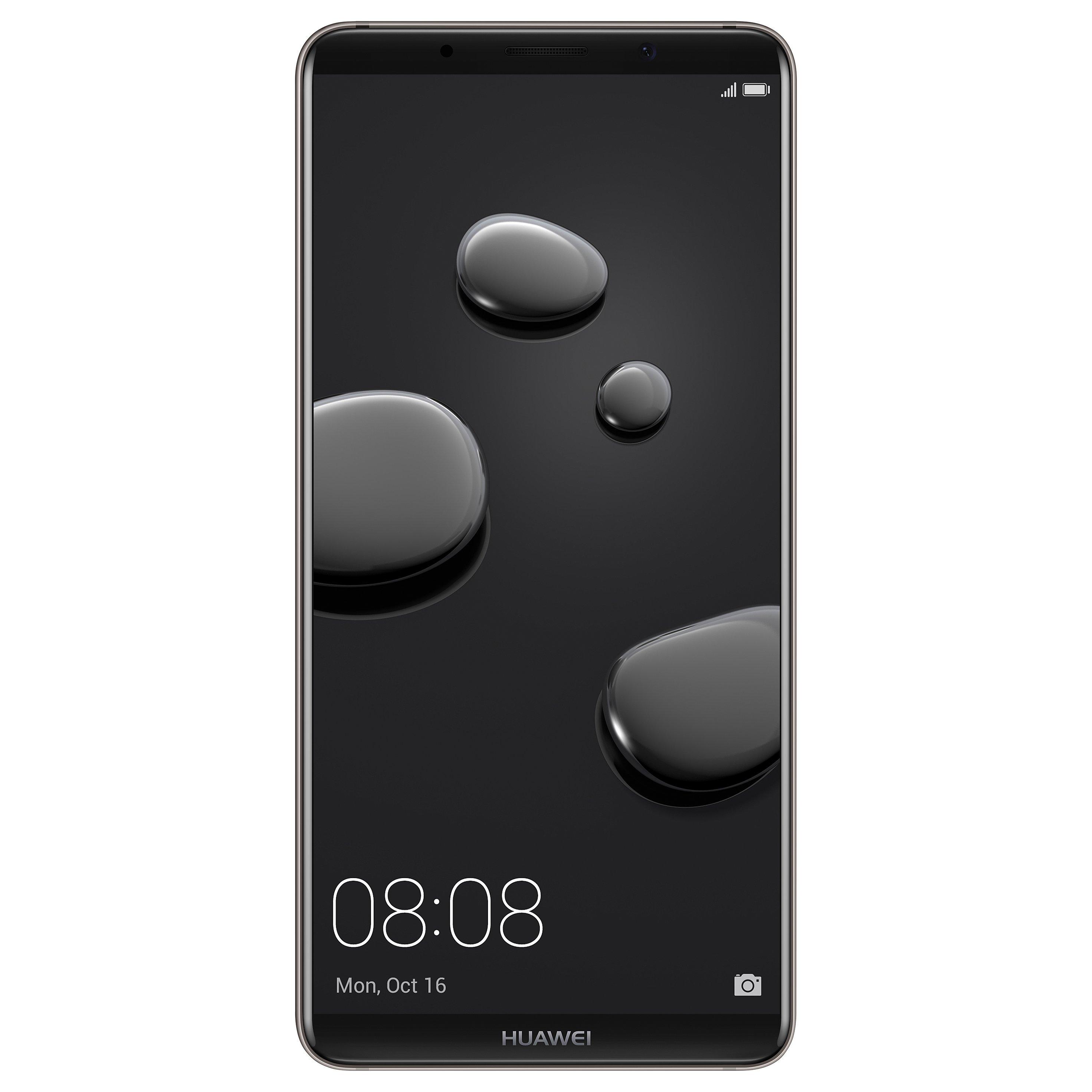 Huawei Mate 10 Pro Smartphone, Android, 6”, 4G LTE, SIM Free, 128GB, Titanium Grey