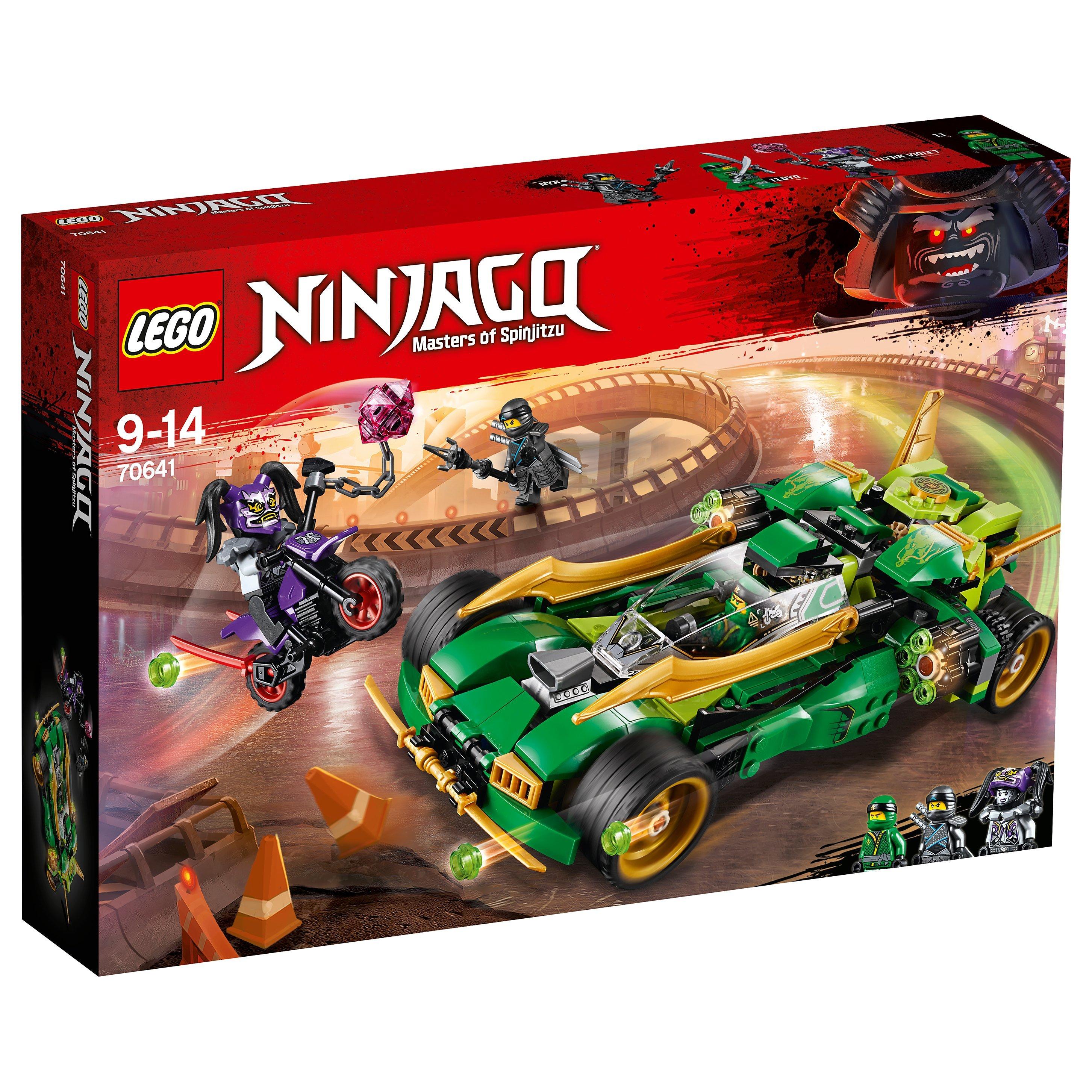 LEGO Ninjago 70641 Ninja Nightcrawler Car and Bike
