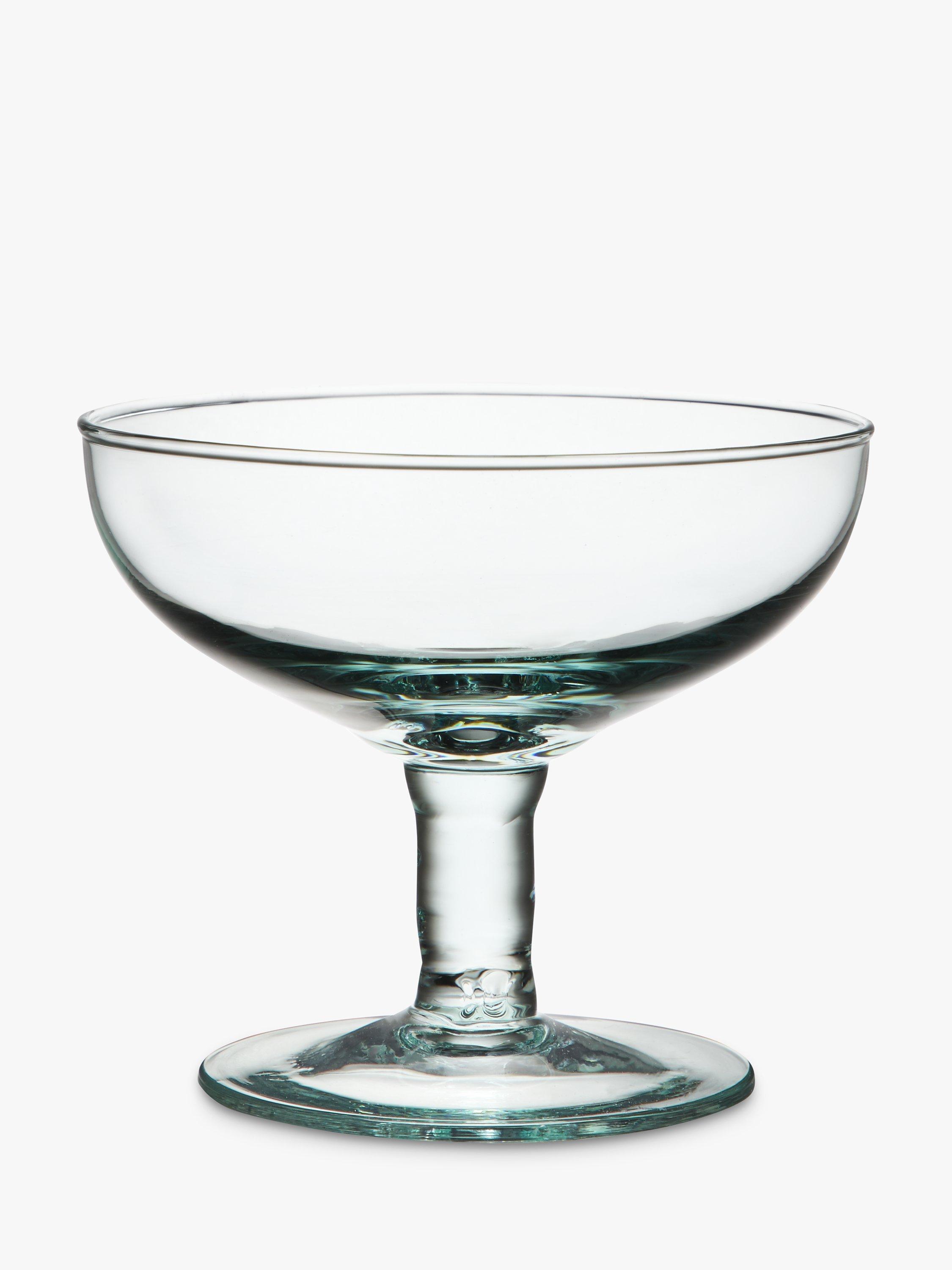 John Lewis & Partners Italian Recycled Glass Sundae Dish, Clear, 400ml