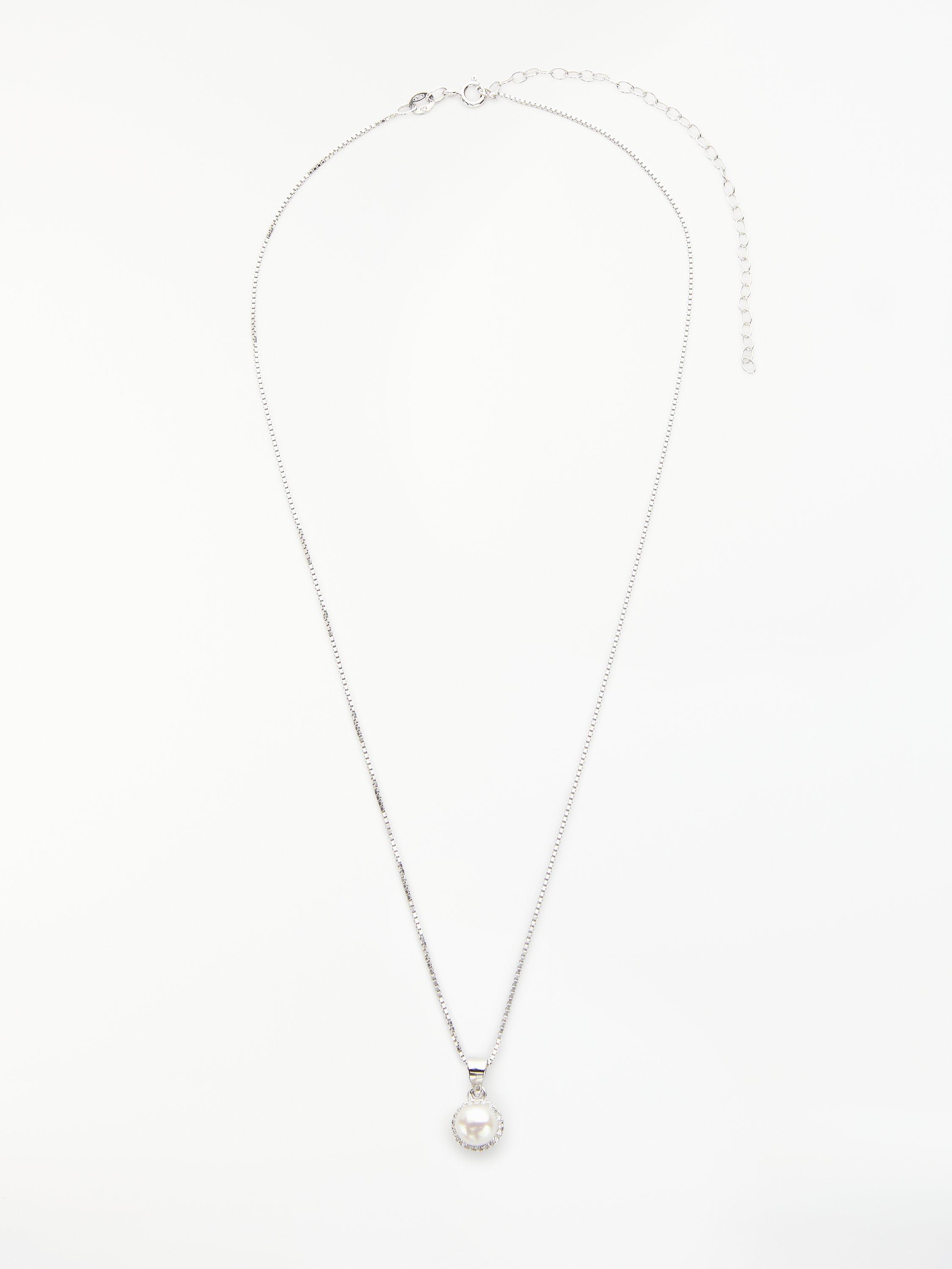 Product image 4 of 6, which shows Lido Necklace and Earring Set, White