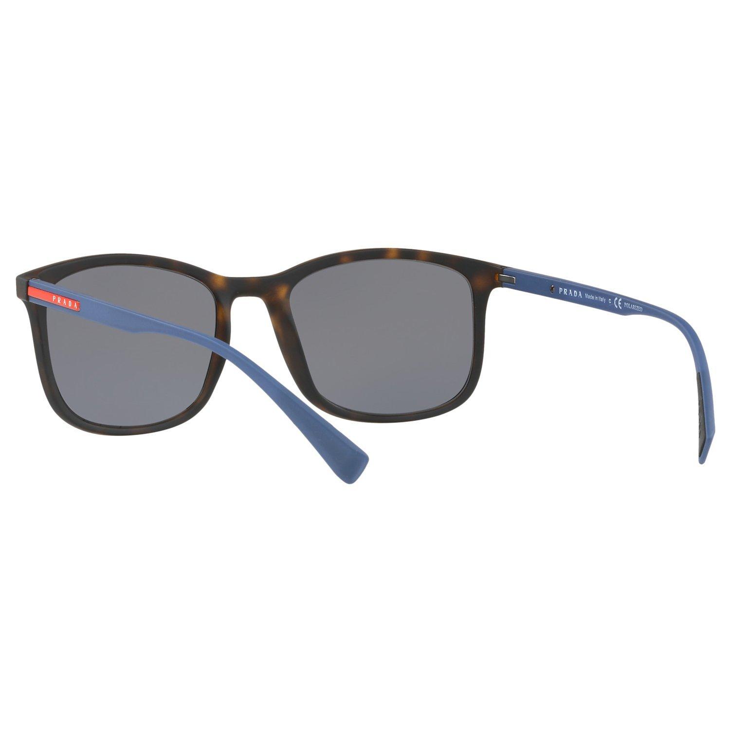 Prada Linea Rossa PS 01TS Men s Polarised Rectangular Sunglasses