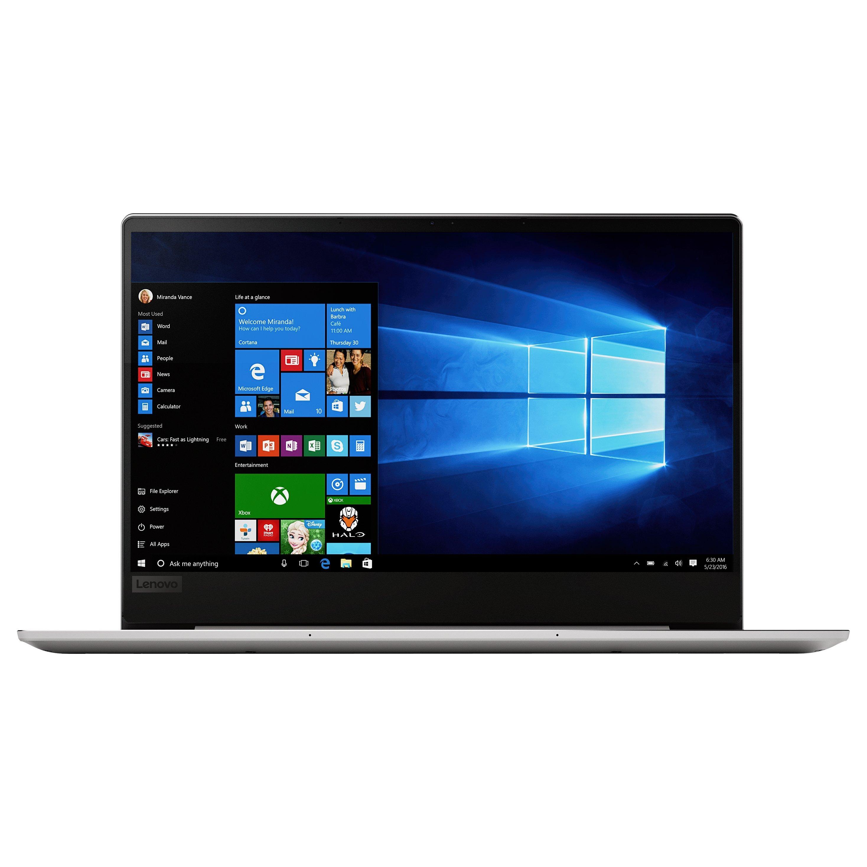 Lenovo IdeaPad 720S 81BR000BUK Laptop, AMD Ryzen 7, 8GB, 256GB M.2 SSD, 13.3”, Platinum