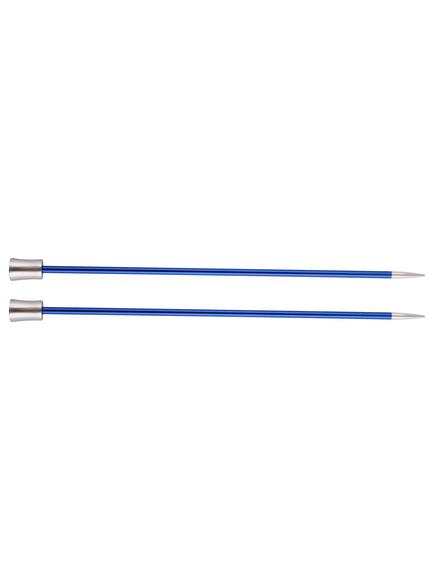 KnitPro Zing Single Pointed 30cm Knitting Needles, Sapphire