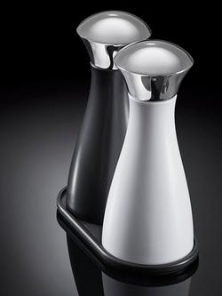 Robert Welch Signature Salt and Pepper Set - view 2, Black/White