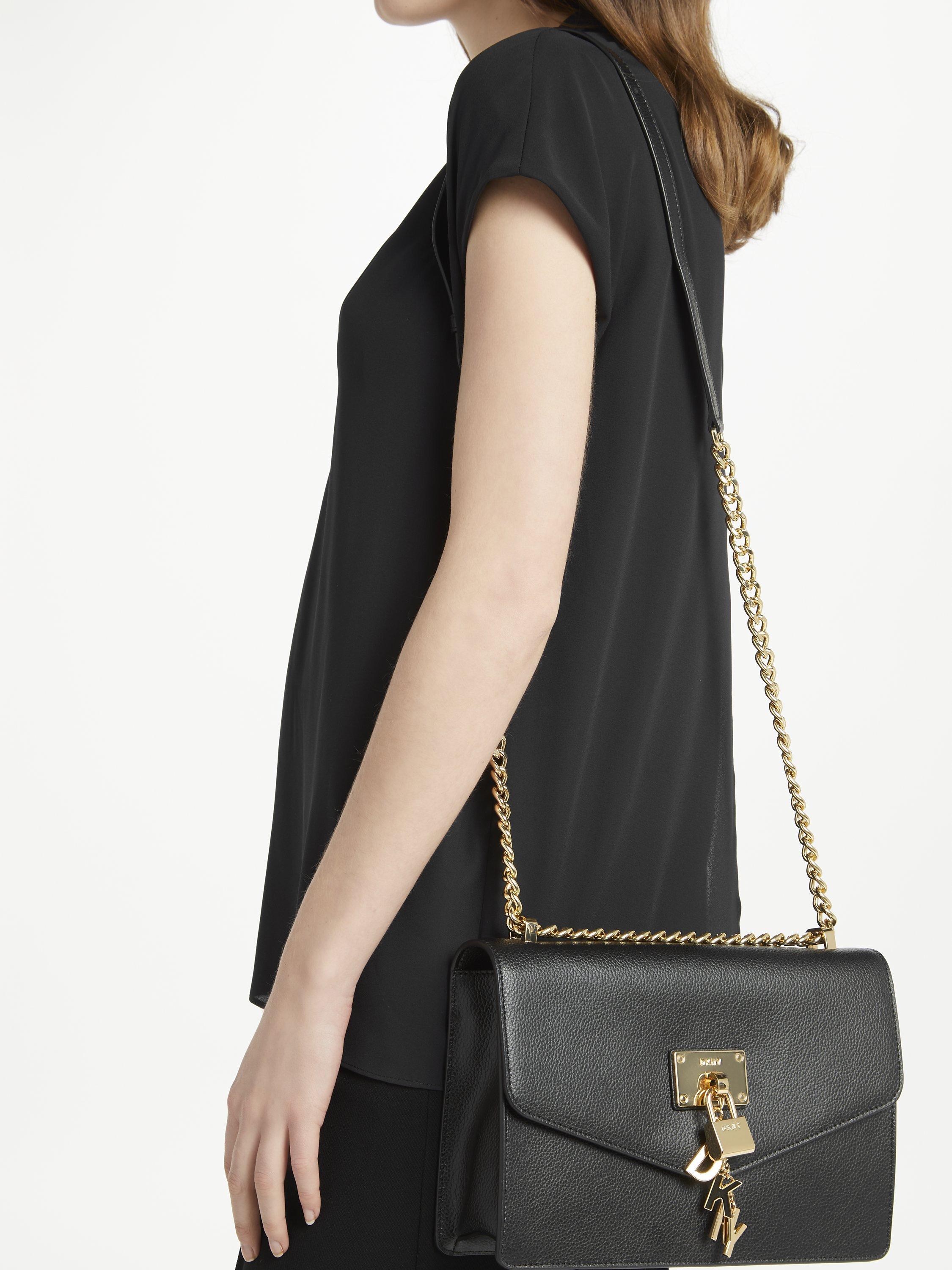 Dkny elissa large tote with charms clearance
