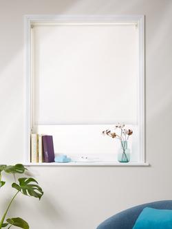 John Lewis Slub Daylight Roller Blind, White