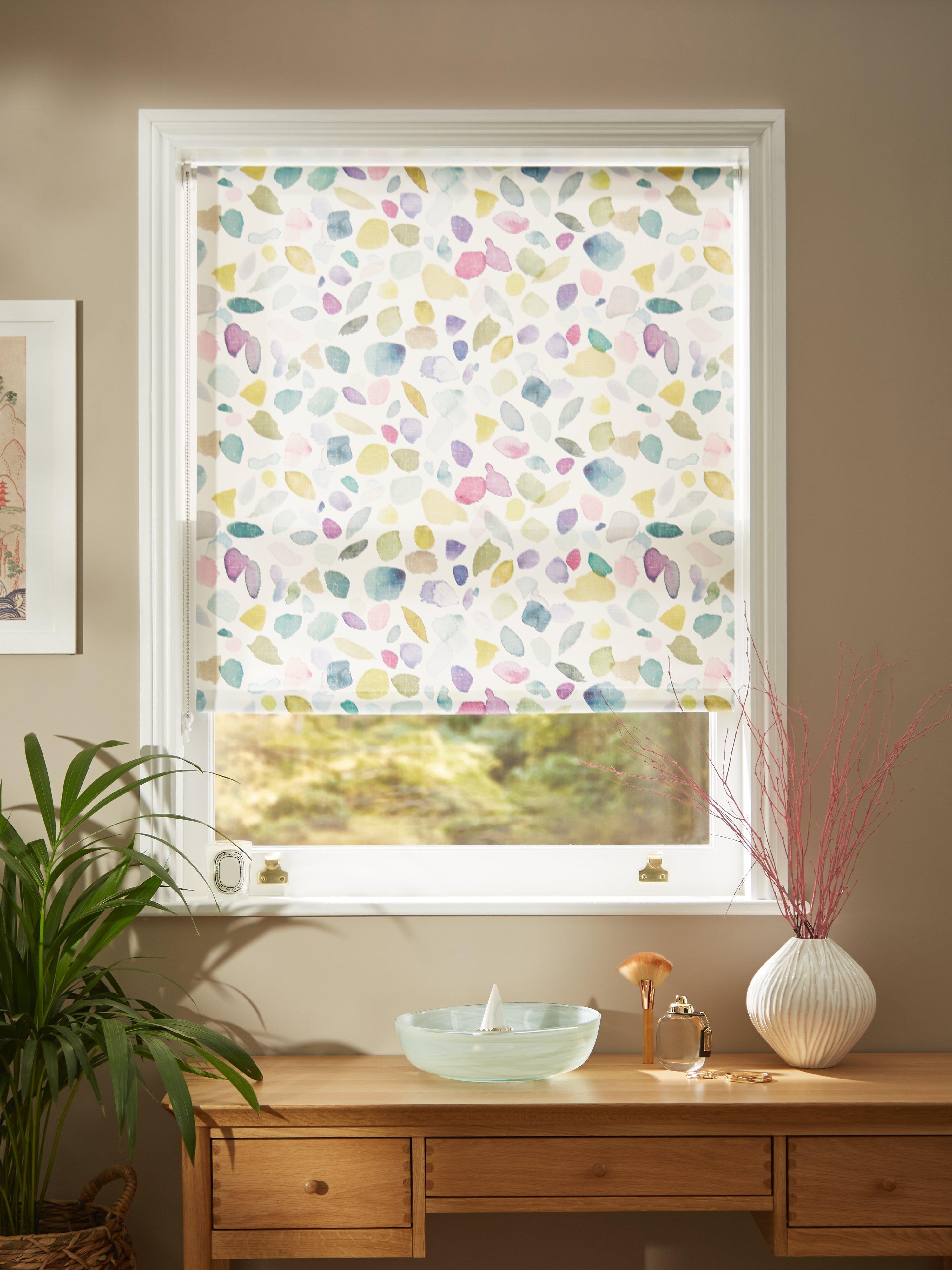 bluebellgray Mosaic Roller Blind