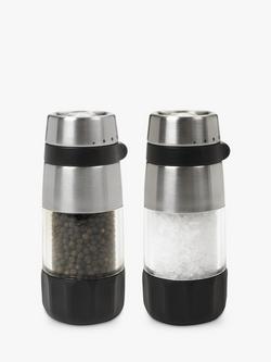 OXO Good Grips Salt and Pepper Mill Grinders, Set of 2, Clear