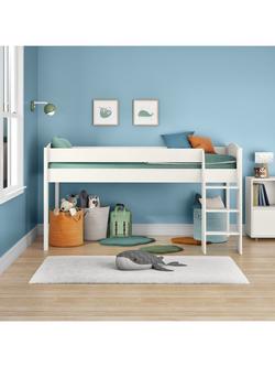 Stompa Uno S Plus Mid Sleeper Bed Frame - view 2, White