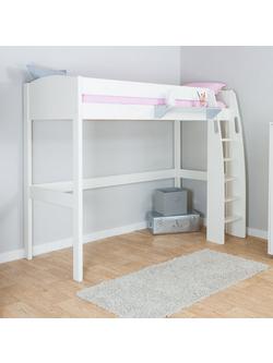 Stompa Uno S Plus High Sleeper Bed Frame, White