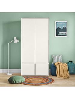 Stompa Uno S Plus Tall Wardrobe, White