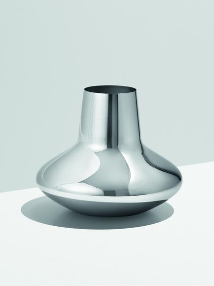 Georg Jensen Henning Koppel Vase, Large, H22.2cm, Silver - view 2, Silver
