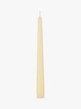 John Lewis Tapered Dinner Candles, Pack of 10, Ivory