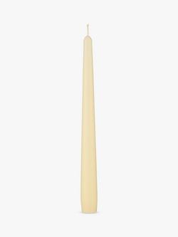 John Lewis Tapered Dinner Candles, Pack of 10 - view 2, Ivory