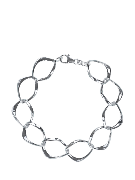 Nina B Silver Sterling Bracelet, Silver, Silver